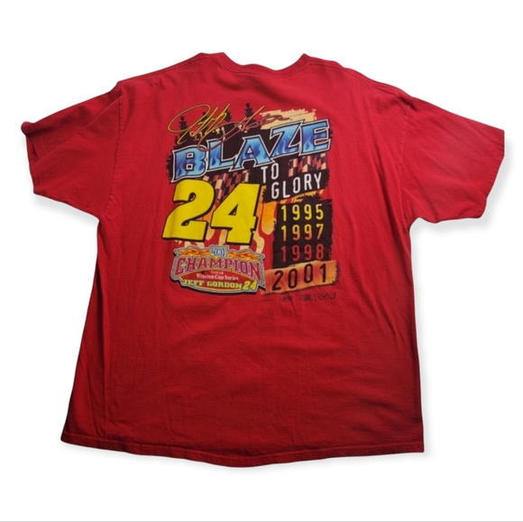 Vintage Jeff Gordon 2001 Winston Cup Champion Shirt - Picture 3 of 8